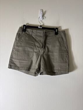 Dylan Olive Green Front Pocket Shorts Sz 6